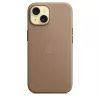 Capa Apple FineWoven com MagSafe iPhone 15 Taupe