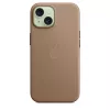 Capa Apple FineWoven com MagSafe iPhone 15 Taupe