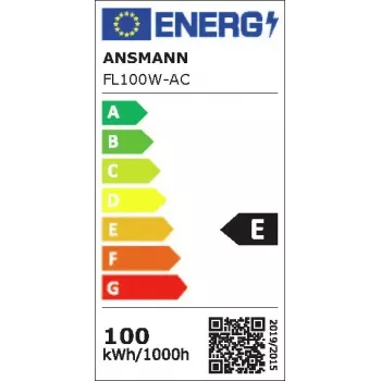 Projetor de trabalho Ansmann FL100W-AC preto LED 100 W 12000 lm