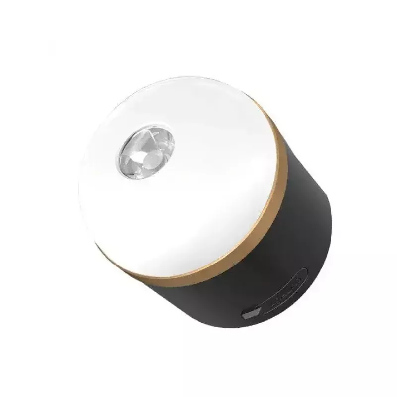 EcoFlow SCLI-B lanterna de campismo a bateria, 400 lm, 3600 mAh, entrada USB-C, caixa em ABS+TPR, IP54, preto/dourado/branco