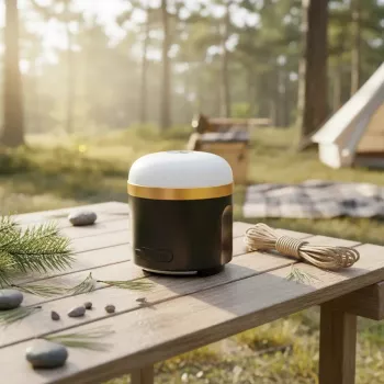 Lanterna de campismo a pilhas EcoFlow SCLI-B — 400 lm, 3.600 mAh, entrada USB‑C, caixa ABS+TPR