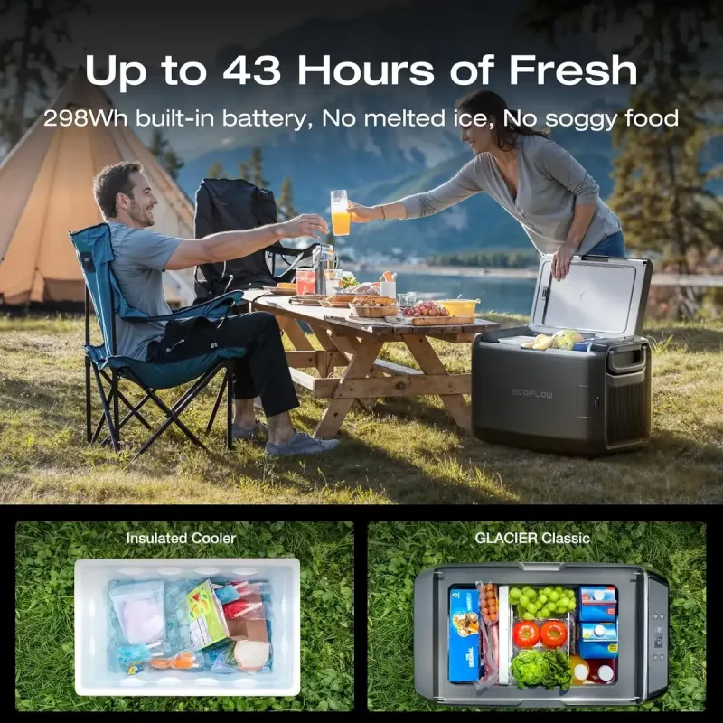 Frigorífico portátil EcoFlow Glacier Classic 35L