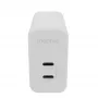 Adaptador de parede mophie USB-C-PD-DUAL-67W-GAN branco EU (2xUSBC)