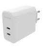 Adaptador de parede mophie USB-C-PD-DUAL-67W-GAN branco EU (2xUSBC)