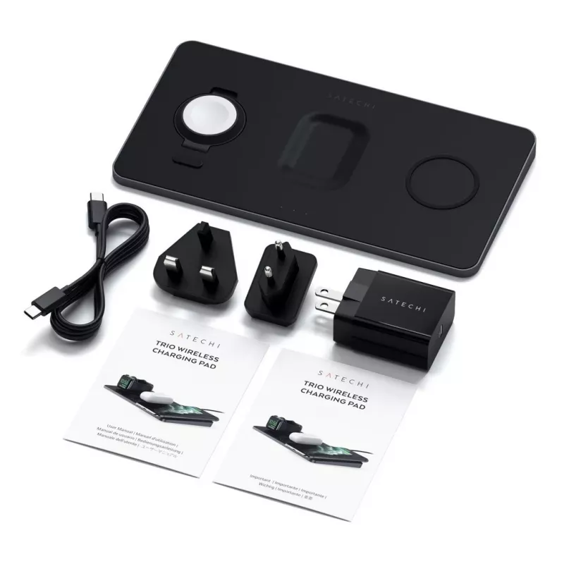 Carregador para dispositivo móvel Satechi ST-X3TWCPM