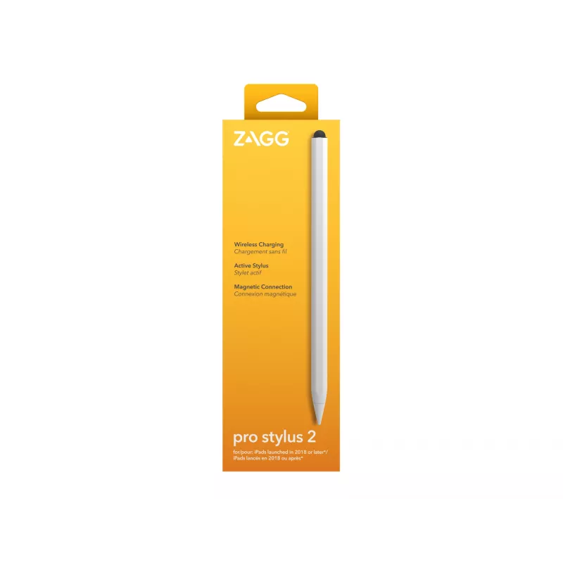 Stylus Pen ZAGG Pro Stylus 2 branco compatível com tablet Apple