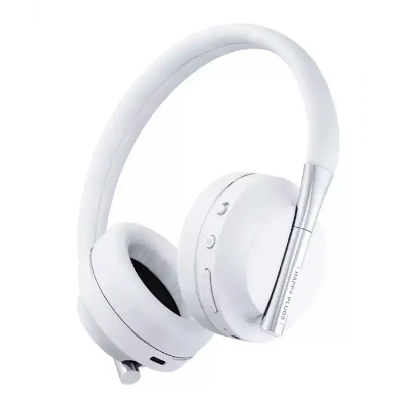Happy Plugs Play auscultadores sem fios supra-auriculares, brancos