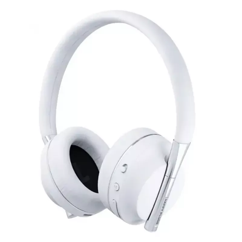 Happy Plugs Play auscultadores sem fios supra-auriculares, brancos