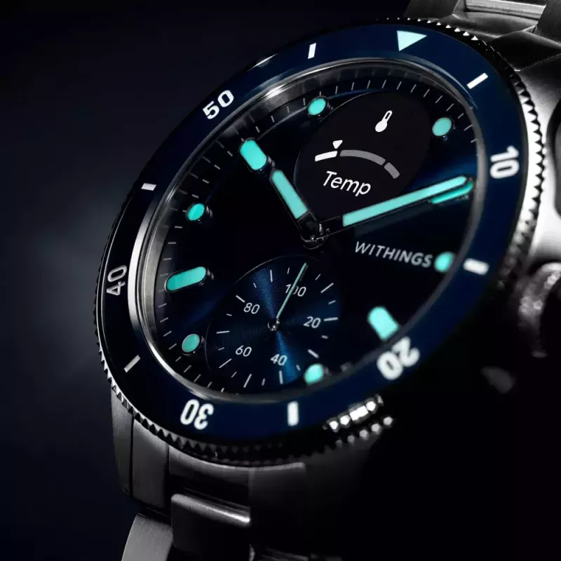 Smartwatch Withings ScanWatch Nova aço inoxidável