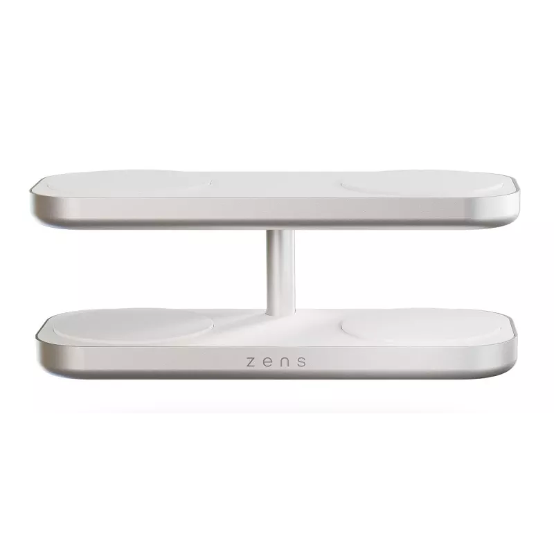 Carregador sem fios ZENS Quattro Wireless Charger Pro 4 branco