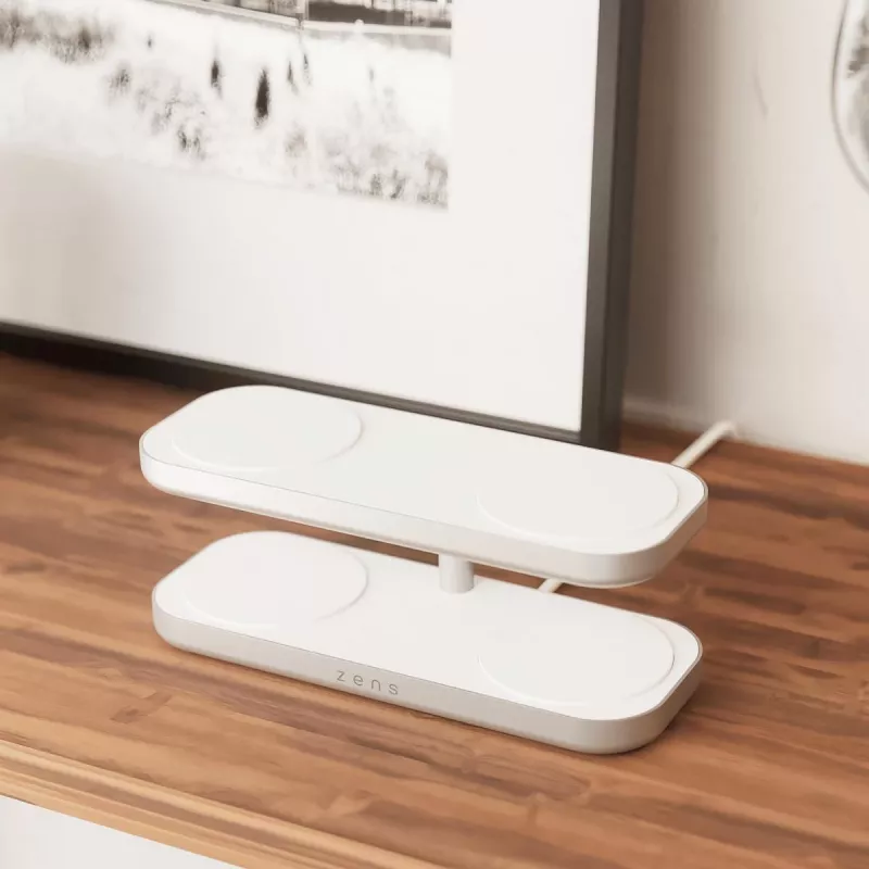 Carregador sem fios ZENS Quattro Wireless Charger Pro 4 branco