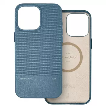 Capa de proteção Native Union (Re)Classic para iPhone 16 Pro Max – azul-marinho, para ecrã de 17,5 cm (6,9 polegadas)