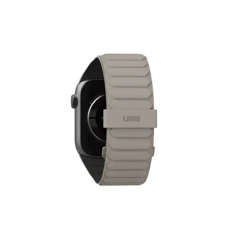 Urban Armor Gear Pathfinder bracelete de silicone para Apple Watch, preto/titânio