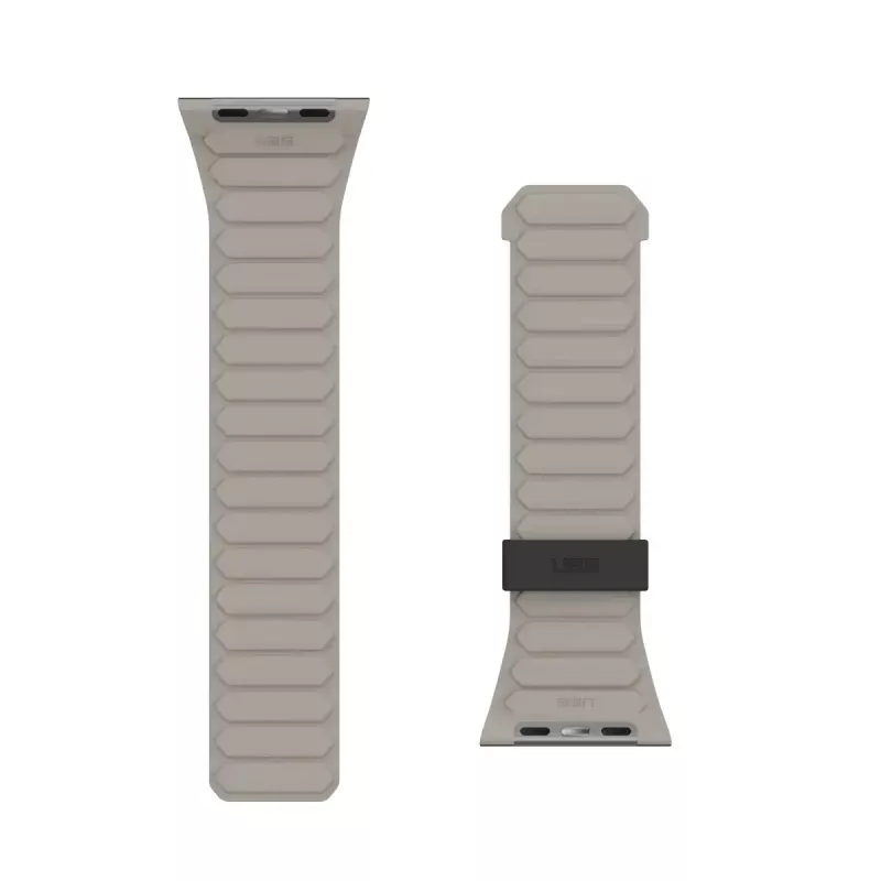 Urban Armor Gear Pathfinder bracelete de silicone para Apple Watch, preto/titânio