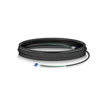 Cabo de fibra ótica Ubiquiti FC-SM-100 30,48 m LC preto