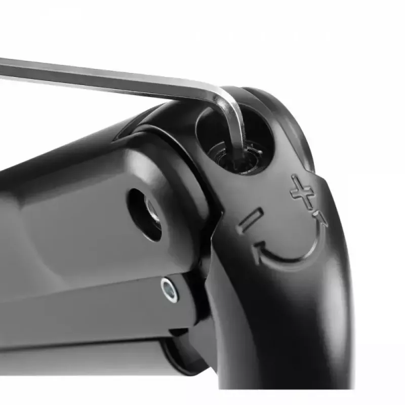 Suporte de parede duplo para monitor MACLEAN MC-633 mola a gás para monitores de 17