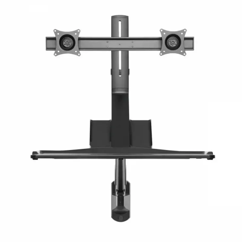 Suporte de parede duplo para monitor MACLEAN MC-633 mola a gás para monitores de 17