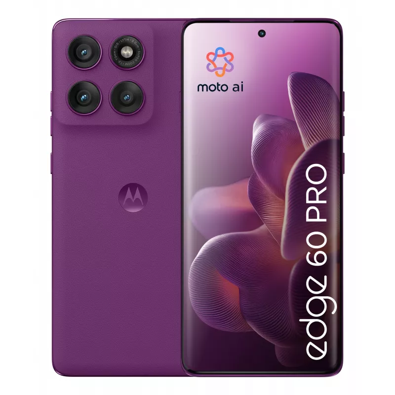 Motorola edge 60 pro 16,9 cm (6,67 polegadas) Dual SIM Android 15 5G USB Type-C 12 GB 512 GB 6000 mAh roxo