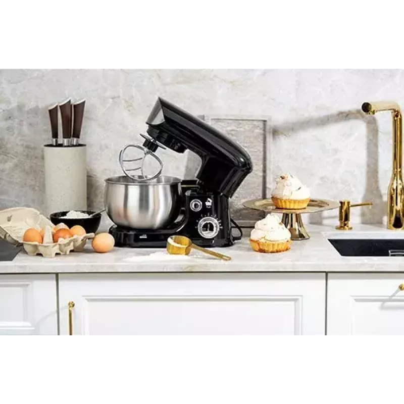 Robot de cozinha Adler AD 4226b — 700 W (máx. 1200 W), tigela de aço inoxidável 3 L, 6 velocidades, movimento planetário