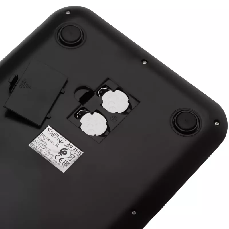 Balança de cozinha eletrónica Adler AD 3183 — capacidade 5 kg, precisão 1 g, superfície de pesagem em aço inoxidável, cor cobre