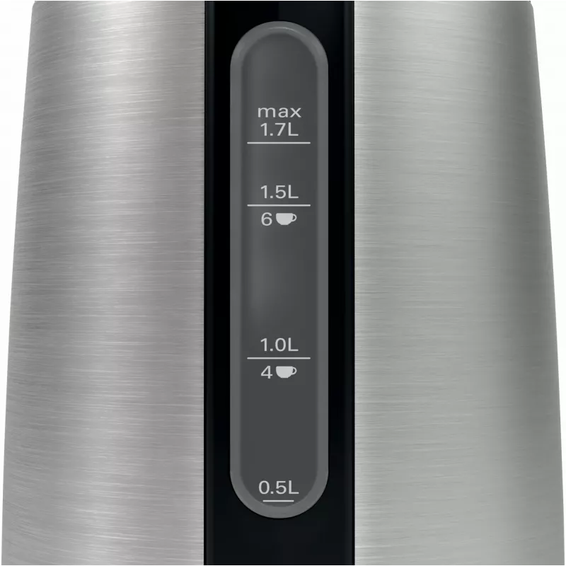 Bosch TWK3P420 chaleira elétrica 1,7 l 2400 W preto, aço inoxidável