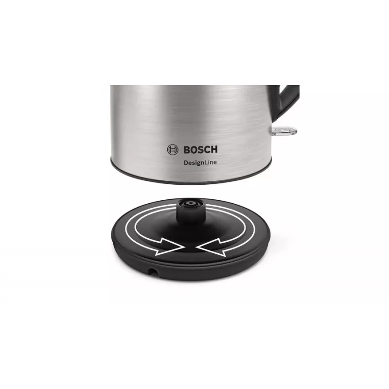 Bosch TWK3P420 chaleira elétrica 1,7 l 2400 W preto, aço inoxidável