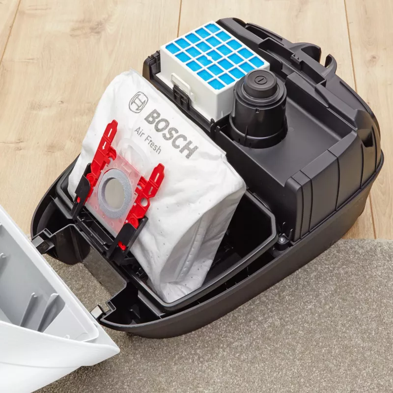 Bosch Serie 6 BGL6HYG1 ProHygienic aspirador de trenó, a seco, 600 W, com saco, 4 l, branco