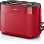 Torradeira Bosch TAT2M124 — 2 fatias 950 W, vermelho, centragem do pão, descongelação, lift