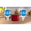 Torradeira Bosch TAT2M124 — 2 fatias 950 W, vermelho, centragem do pão, descongelação, lift