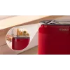Torradeira Bosch TAT2M124 — 2 fatias 950 W, vermelho, centragem do pão, descongelação, lift