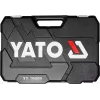 Conjunto de ferramentas de mecânico Yato YT-39009 — conjunto de 68 peças, encaixe 1/4 polegadas, mala preta