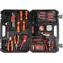 Conjunto de ferramentas de mecânico Yato YT-39009 — conjunto de 68 peças, encaixe 1/4 polegadas, mala preta