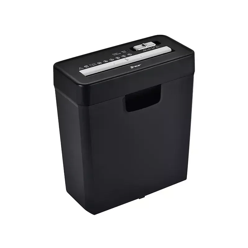 Destruidora de documentos TRACER Edge10L corte cruzado, capacidade de 10 folhas, corte de 6 mm, depósito de 10 L, preta