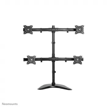 Suporte de monitor Neomounts NM-D335D4 preto 10-27 polegadas, grampo/autónomo/passagem pela secretária, 8 kg, 25,4 cm (10 polegadas), 68,6 cm (27 polegadas), 100 x 100 mm, preto