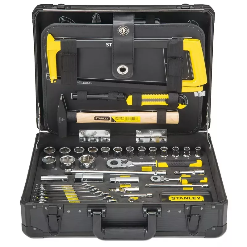 Conjunto de ferramentas de mecânico Stanley STMT98109-1 142 ferramentas preto amarelo