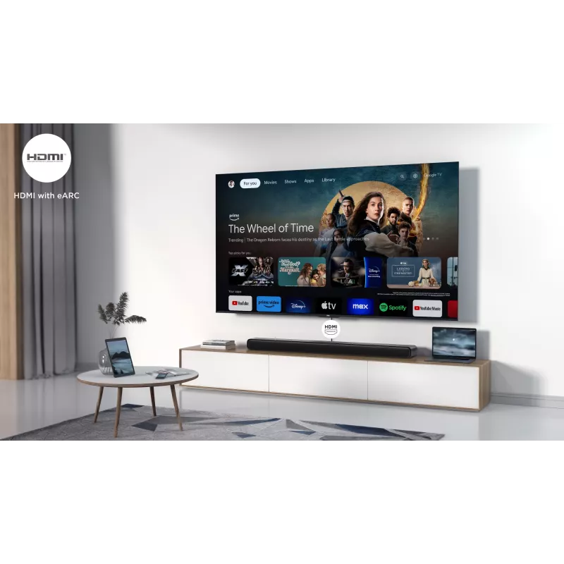 TCL S S45H Classe 2.0 barra de som com Dolby Atmos, DTS Virtual:X e streaming de música por Bluetooth