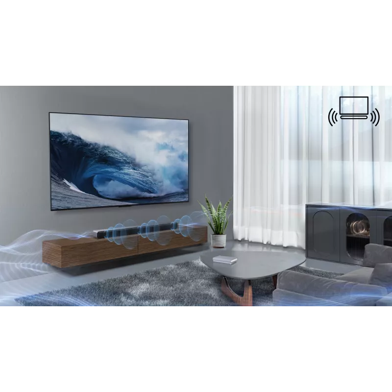 TCL S S45H Classe 2.0 barra de som com Dolby Atmos, DTS Virtual:X e streaming de música por Bluetooth