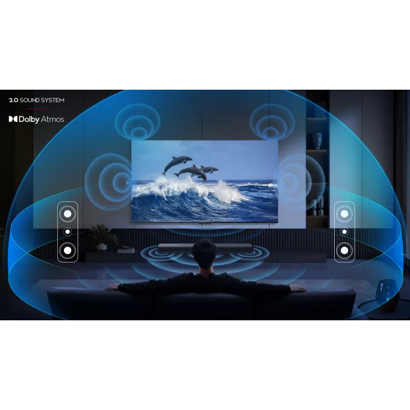 TCL S S45H Classe 2.0 barra de som com Dolby Atmos, DTS Virtual:X e streaming de música por Bluetooth