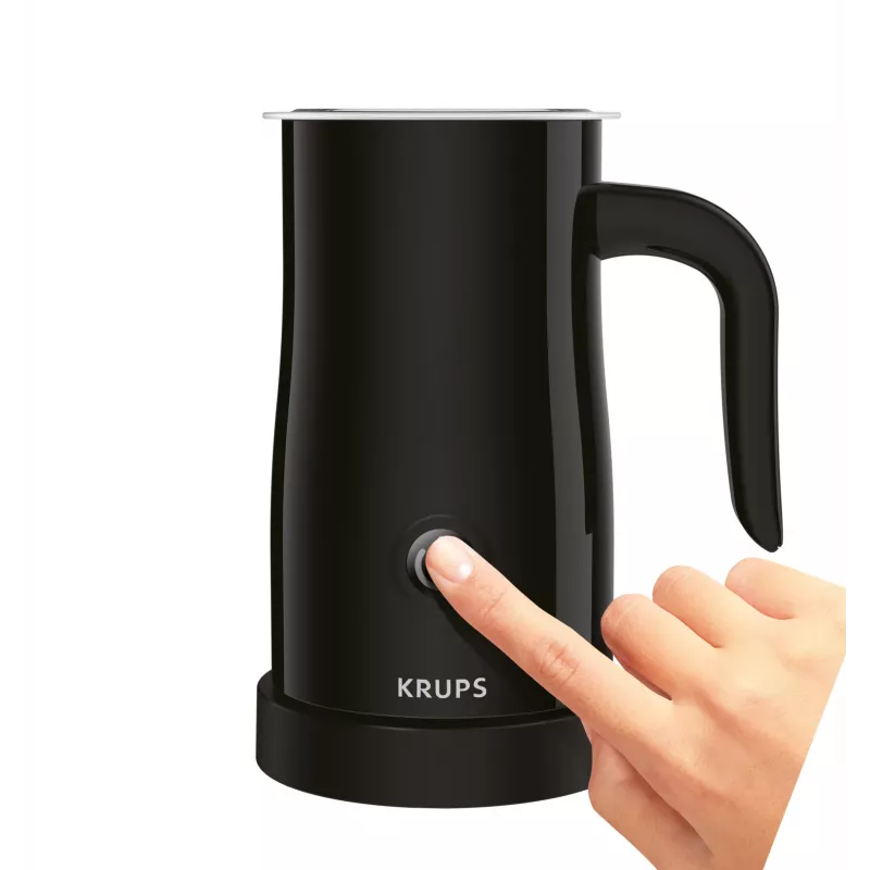 Krups XL1008 Batedor/aquecedor de leite automático, preto