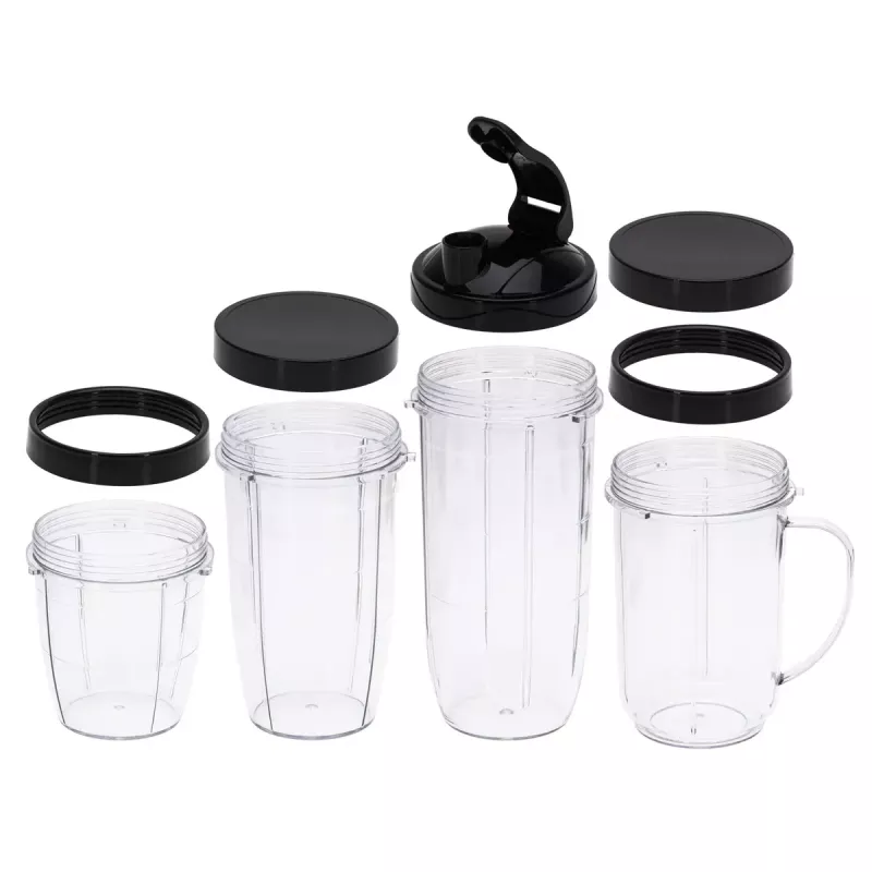 Batedeira de mesa Adler AD 4084 conjunto Smoothie — 500 W (máx. 1200 W), jarro de vidro 0,7 l, recipiente removível, preto