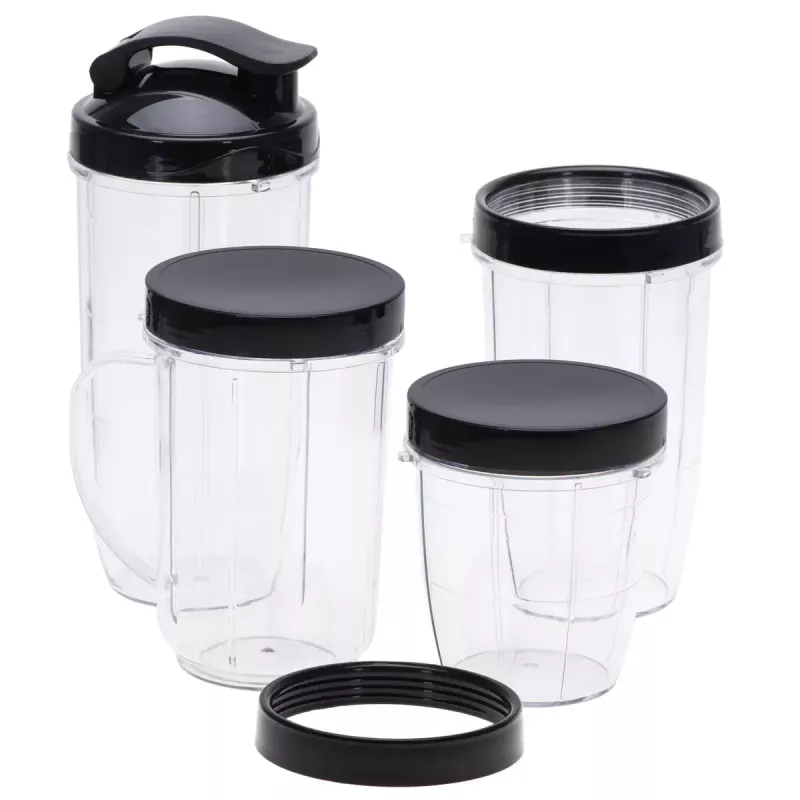 Batedeira de mesa Adler AD 4084 conjunto Smoothie — 500 W (máx. 1200 W), jarro de vidro 0,7 l, recipiente removível, preto
