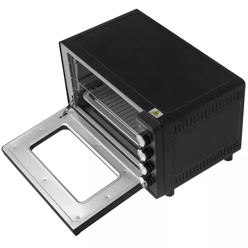 Mini-forno Adler AD 6030 — 30 L / 1500 W, temporizador mecânico, espeto rotativo, 230 °C, independente, preto