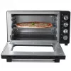 Mini-forno Adler AD 6030 — 30 L / 1500 W, temporizador mecânico, espeto rotativo, 230 °C, independente, preto