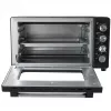 Mini-forno Adler AD 6030 — 30 L / 1500 W, temporizador mecânico, espeto rotativo, 230 °C, independente, preto