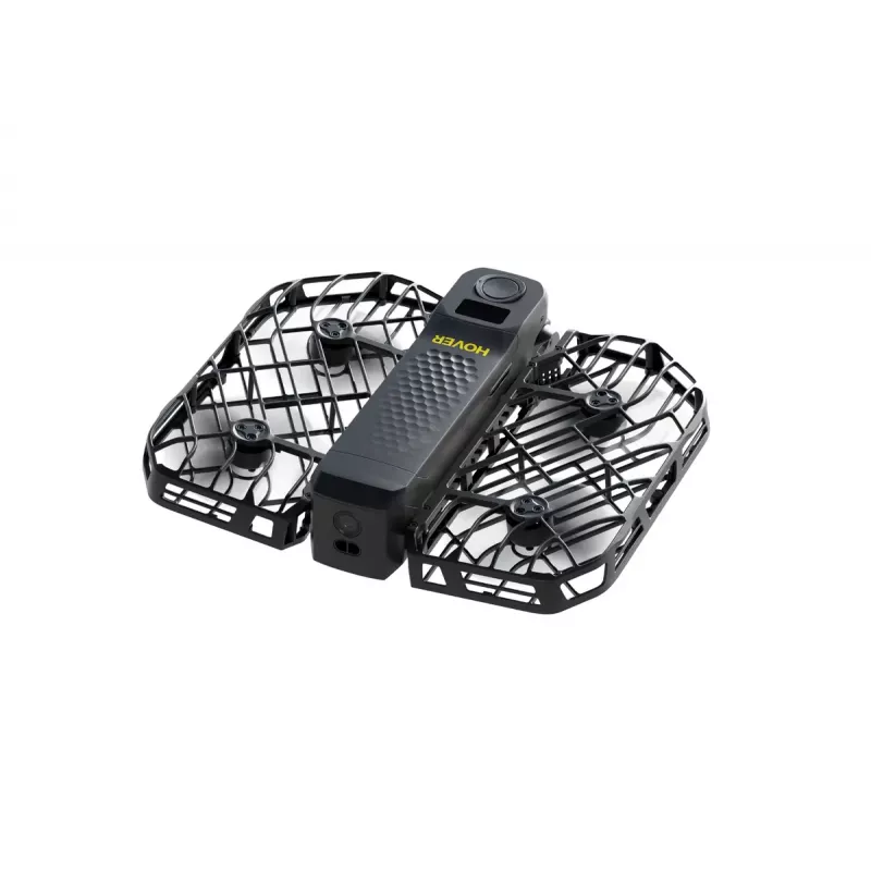 Drone HOVERAir X1 ProMax — 4 rotores, câmara de 48 MP, vídeo 7680×4320, 16,6 m/s, alcance de 1000 m, 1920 mAh, 64 GB de memória interna, Preto