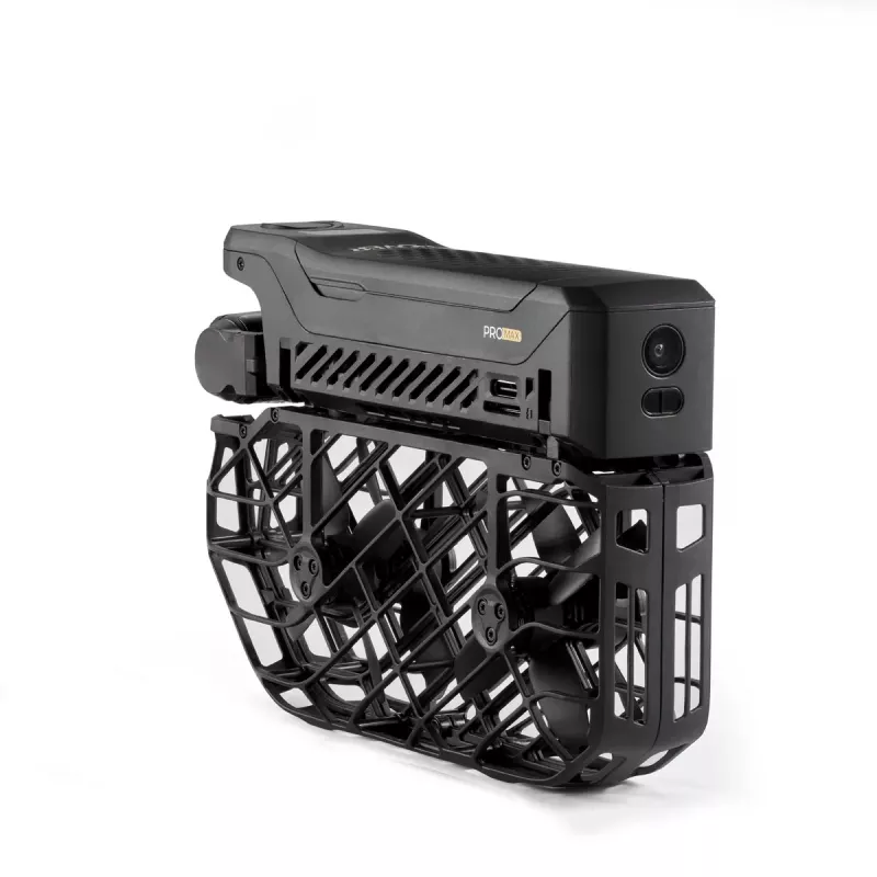 Drone HOVERAir X1 ProMax — 4 rotores, câmara de 48 MP, vídeo 7680×4320, 16,6 m/s, alcance de 1000 m, 1920 mAh, 64 GB de memória interna, Preto