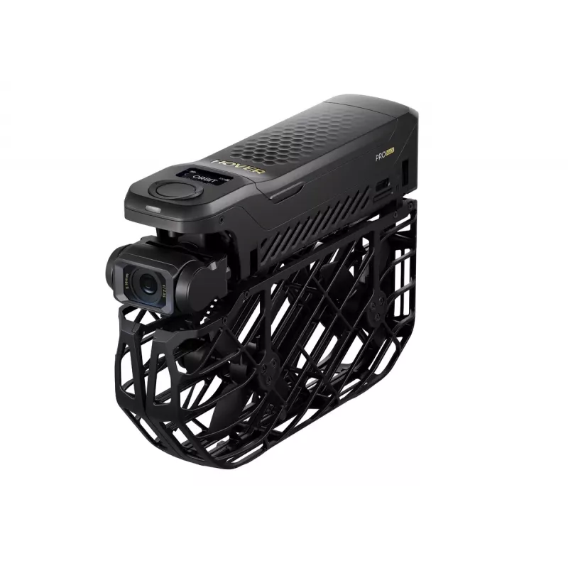 Drone HOVERAir X1 ProMax — 4 rotores, câmara de 48 MP, vídeo 7680×4320, 16,6 m/s, alcance de 1000 m, 1920 mAh, 64 GB de memória interna, Preto