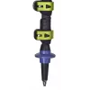 Bastões de trekking Viking Carbo Lite preto lime, 175 cm, carbono, 610 g