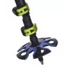 Bastões de trekking Viking Carbo Lite preto lime, 175 cm, carbono, 610 g