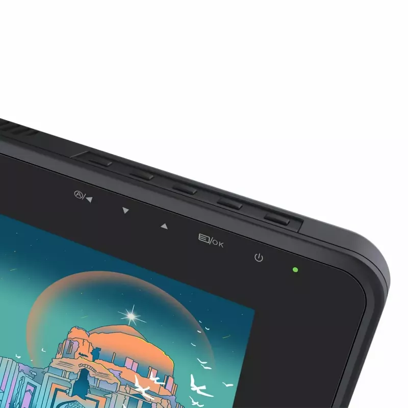 Huion Kamvas 24 Plus GS2402 tablet gráfico com ecrã, 23,8 polegadas QHD IPS 2560x1440, 16:9, 140% sRGB, 8192 níveis de pressão, 5080 LPI, USB-C, preto